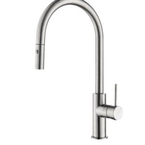 LUXE Round Pull Out Kitchen Mixer Tap