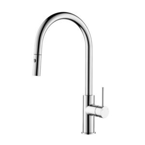 LUXE Round Pull Out Kitchen Mixer Tap