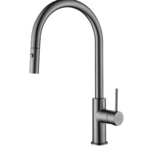 LUXE Round Pull Out Kitchen Mixer Tap