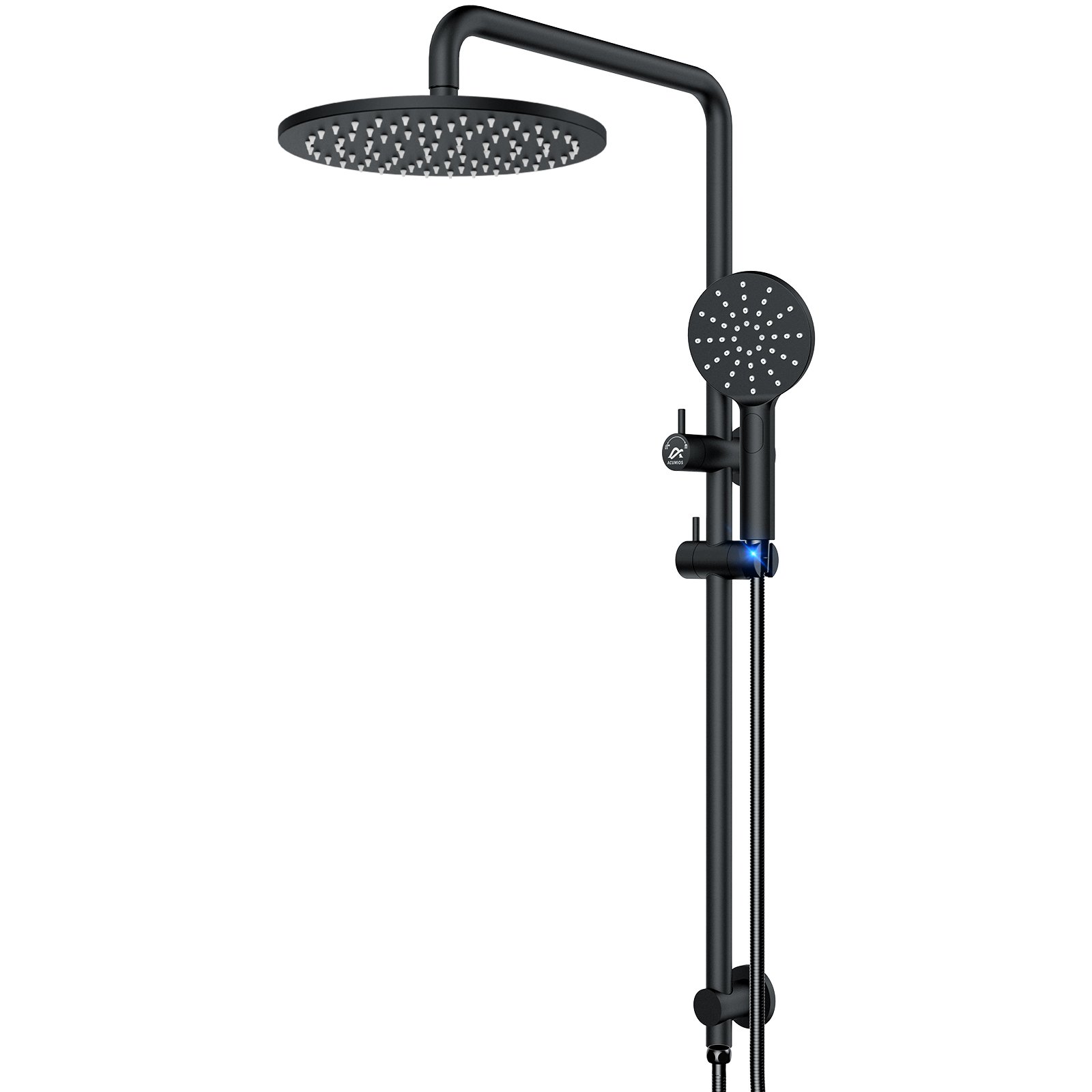 ACUMIOS Stainless Steel & Brass Dual Shower System – Lead-Free, Durable & Elegant Design