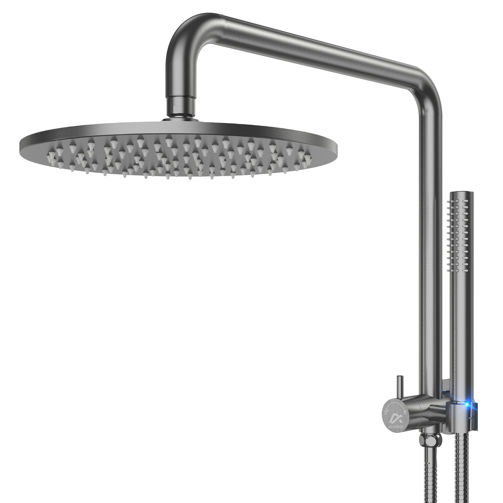 Acumios Luxury 10''2in1 Rain Shower Set Lead-Free 3-Mode Handheld