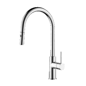 LUXE Round Pull Out Kitchen Mixer Tap